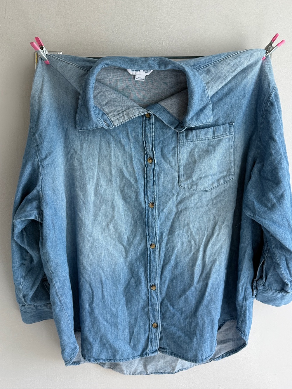 Old Navy The Boyfriend denim shirt - Large